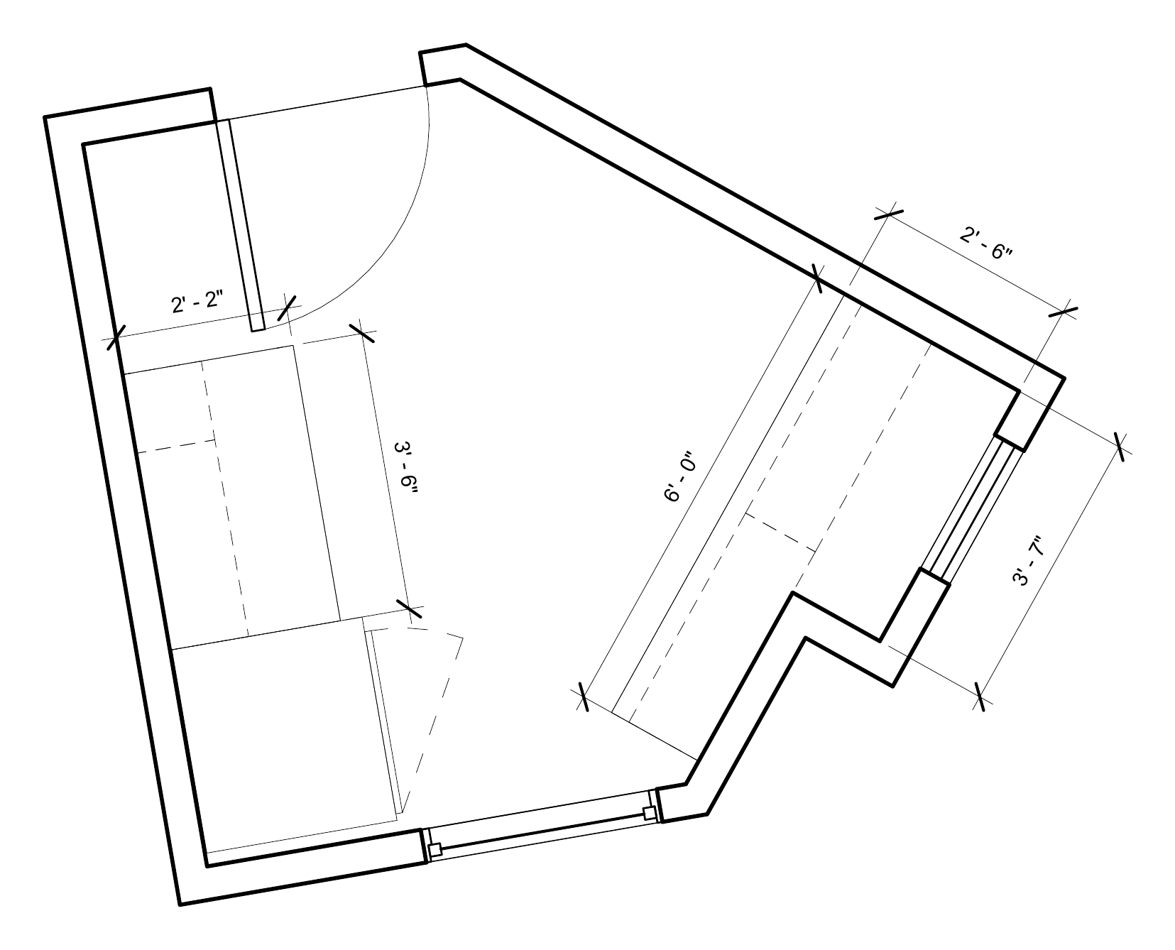 Scullery floor plan