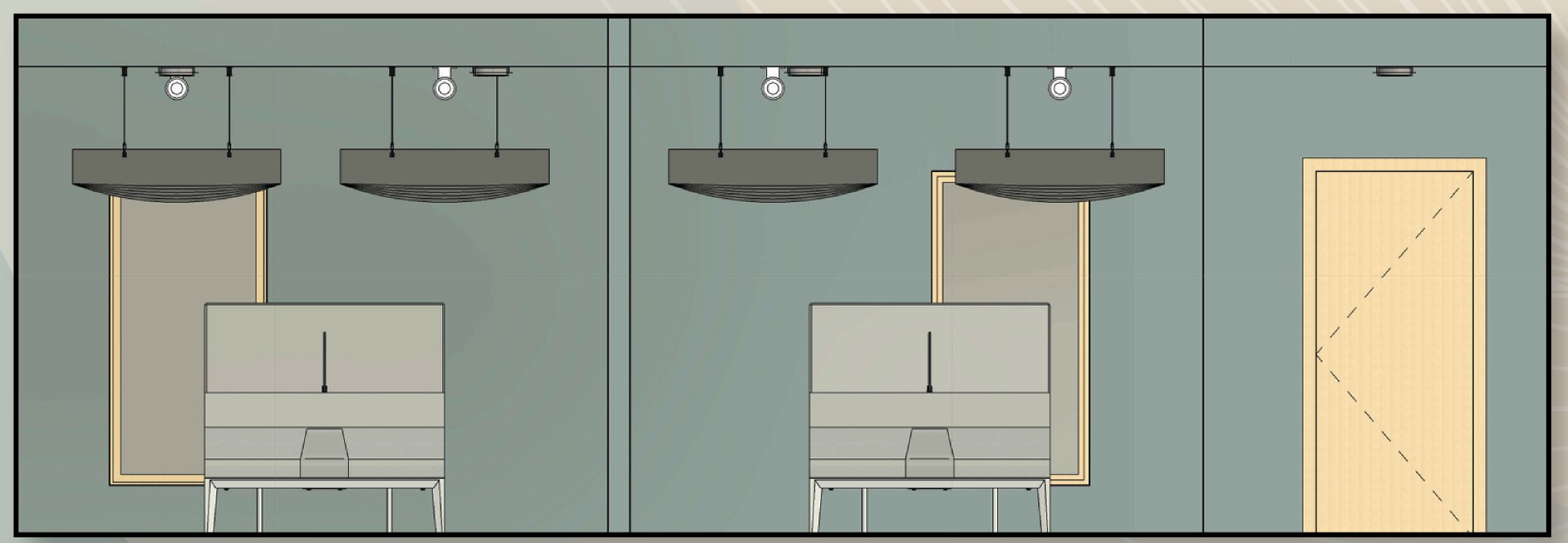 Waiting area elevation